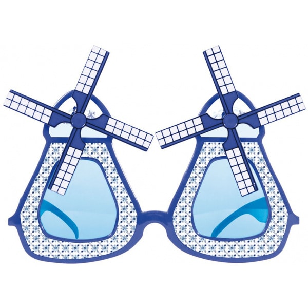Dutch Windmill Moving Sails Novelty Party Glasses