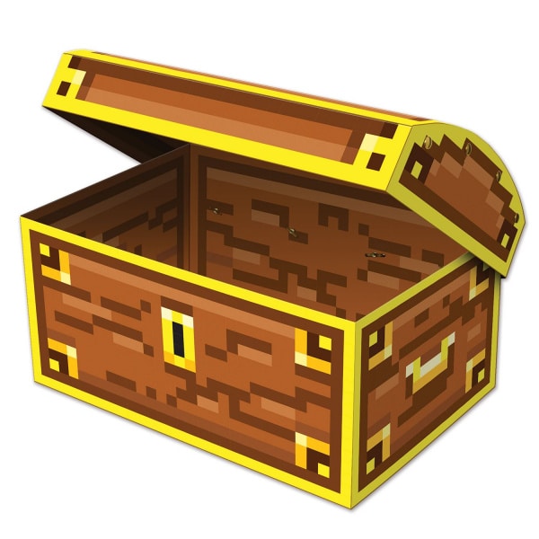 8-Bit Pirate's Treasure Chest Decoration - 20cm