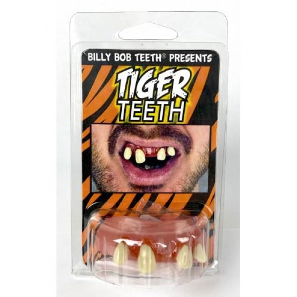 Billy Bob Tiger Hillbilly Fake Teeth With Fixer