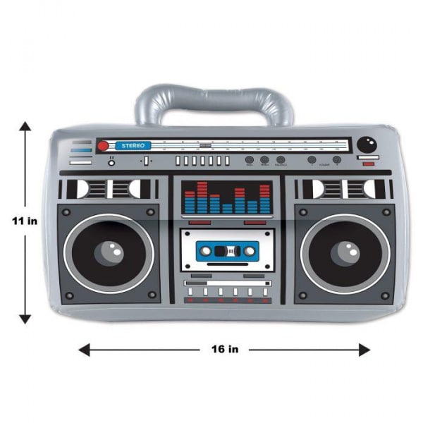 XL Inflatable Boom Box Party Decoration - 40.5cm
