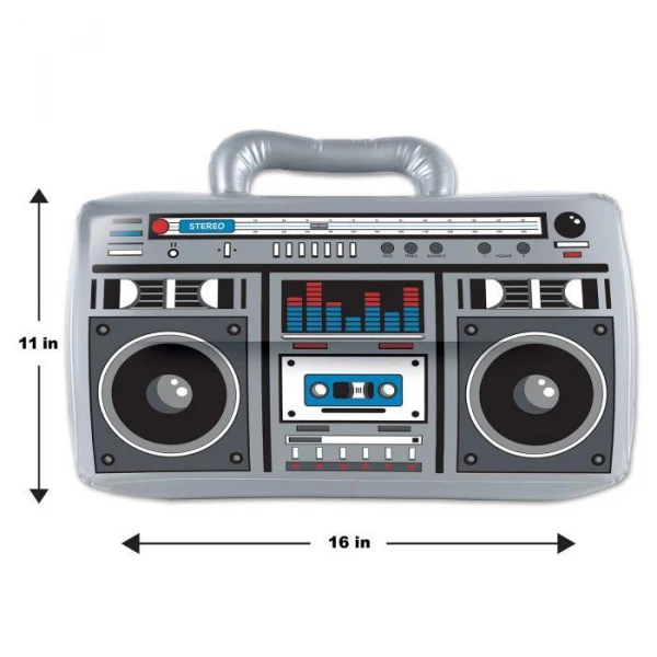 XL Inflatable Boom Box Party Decoration - 40.5cm
