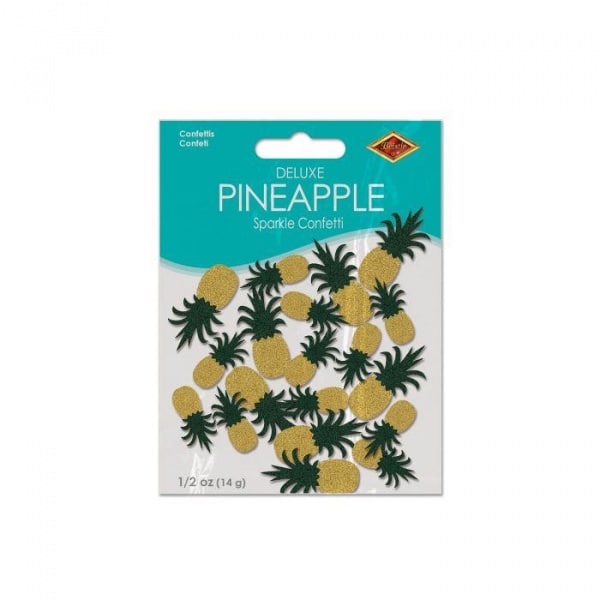 Pineapple Deluxe Sparkle Metallic Table Confetti - 28G