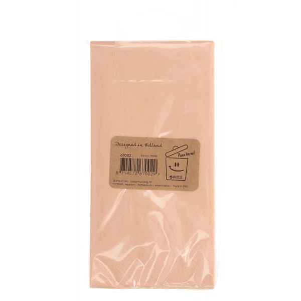 10 x Elegant Lush Blush "Happy Birthday" Pink & Gold Paper Napkins  - 33cm x 33cm