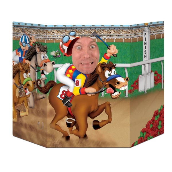 Horse Racing Jockey Photo Prop - 94cm X 64cm