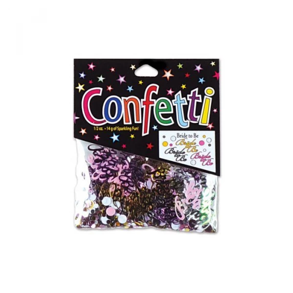 Bride To Be Hen Night Metallic Table Confetti - 28G