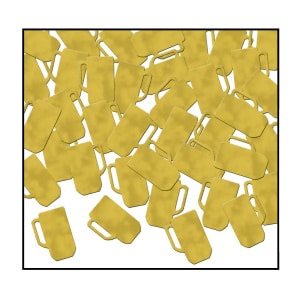 Gold Beer Mugs Metallic Table Confetti - 28G