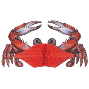 Honeycomb Body Crab Decoration -28cm