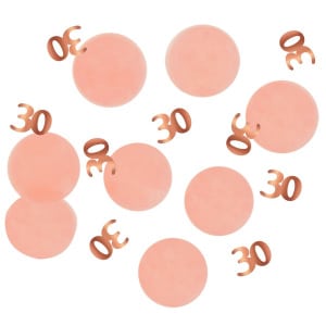 30th Celebration Elegant Lush Blush Table Confetti - 25g