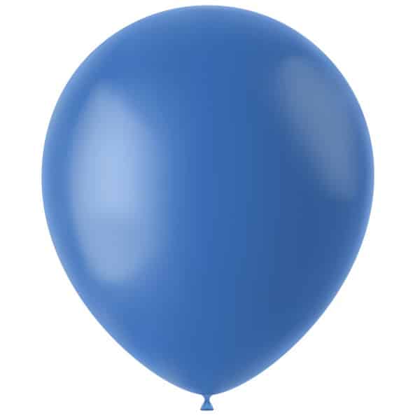 100 x Dutch Blue Deluxe Matt Party Balloons - 33cm