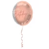 Happy Birthday Elegant Lush Blush Rose Gold Foil Party Balloon - 45cm