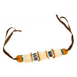 Native American Beaded Necklace Fancy Dress Accessory