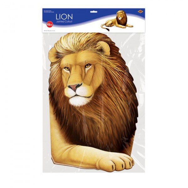 Large Lion Cut-out Party Decoration - 117cm