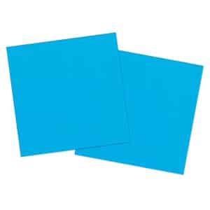 20 x Vivid Blue Paper Party Napkins - 33cm