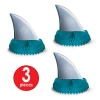 3 X Shark Fin Mini Table Decorations - 17cm