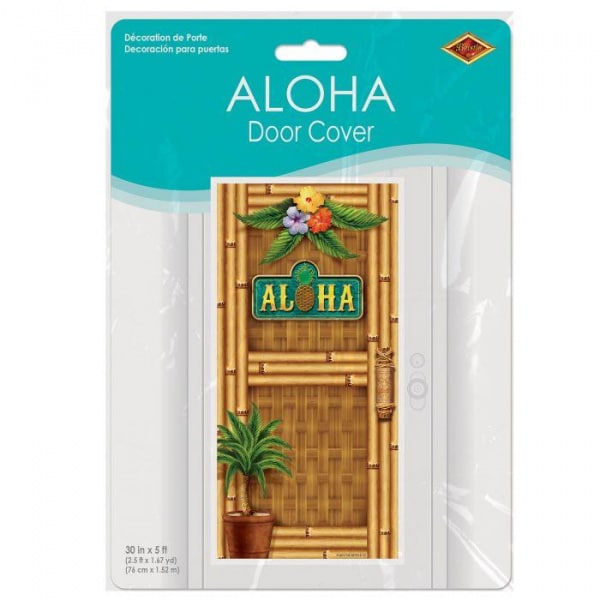 Hawaiian "Aloha" Door Cover - 76cm X 1.83M