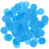 3 x Black Gender Reveal For Boy 41cm Deluxe Latex Balloons with Blue Confetti