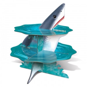 Shark Attack Card Cupcake stand - 35.5cm