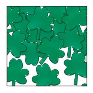 Shamrock Green Metallic St Patrick's Table Confetti - 28G