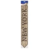 4 X Around The World Street Sign Decorations 2 Sided - 60cm X 10cm