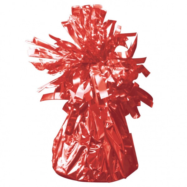 Red Foil Tassel Balloon Weight - 170g