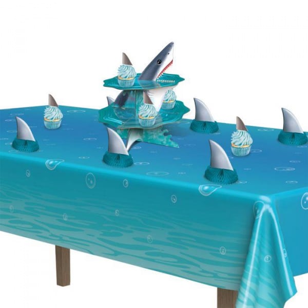 Sea Blue Under The Sea Party Tablecloth - 2.75m X 1.37m