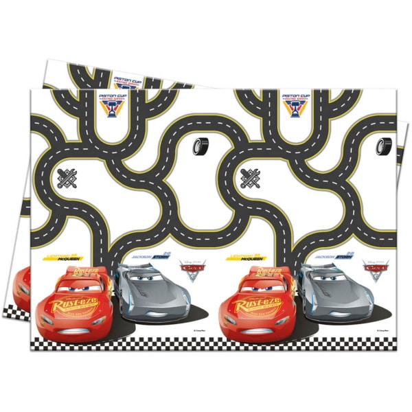 Disney's Cars 3 Party Disposable Tablecloth - 180cm x 120cm