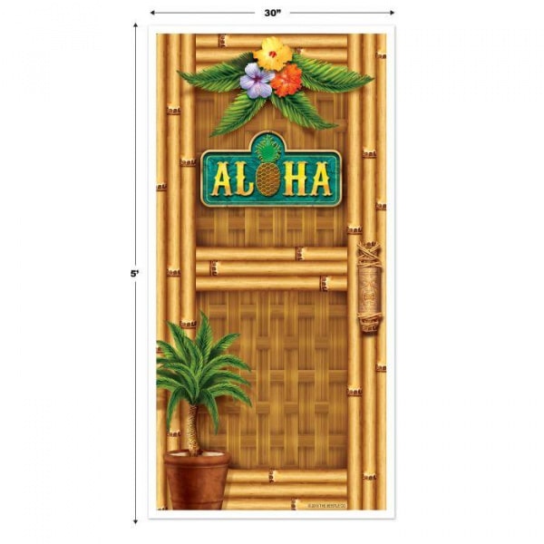 Hawaiian "Aloha" Door Cover - 76cm X 1.83M