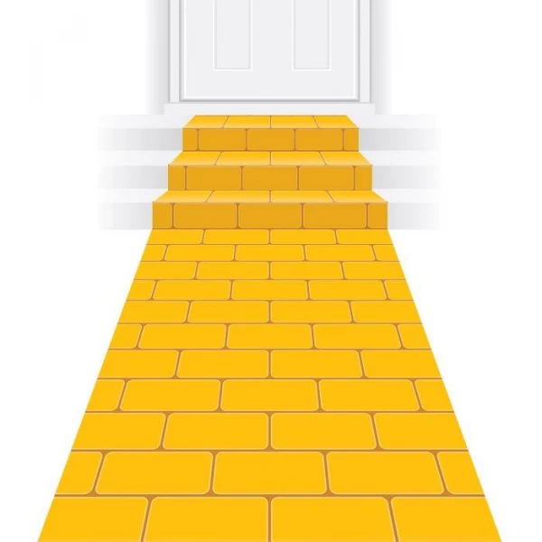Yellow Brick Road Floor Runner - 3m