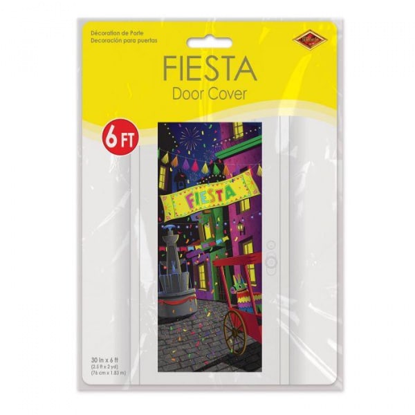 Mexican Fiesta Colourful Door Cover - 76cm X 1.83M