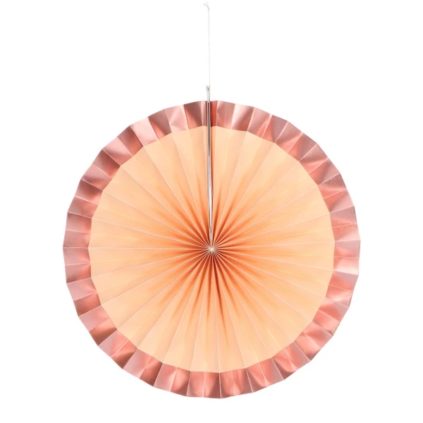 3 x Toning Honeycomb Concertina Paper Fans Elegant Lush Blush - 25cm-35cm