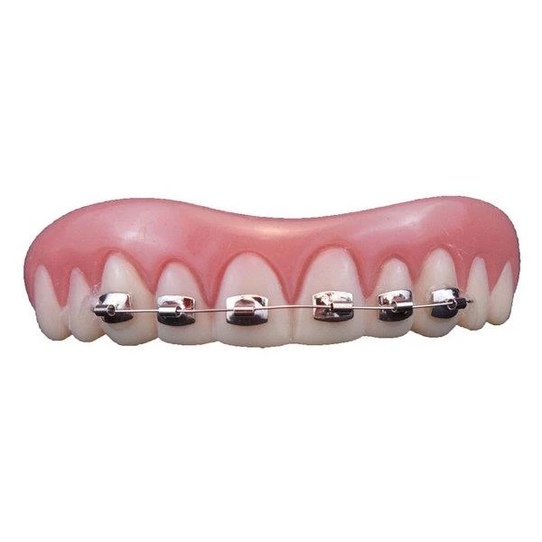 Billy Bob Fake Teeth With Braces - includes Fixer