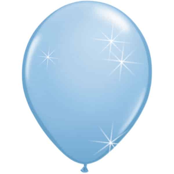 Light Blue Deluxe Party Balloons - 30cm