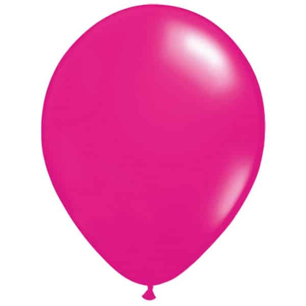 Hot Pink Deluxe Party Balloons - 30cm
