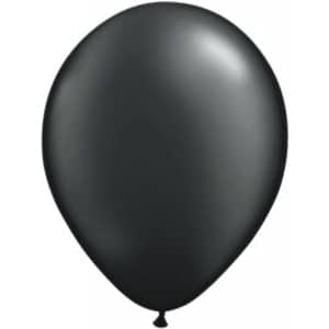 Black Metallic Deluxe Party Balloons - 30cm