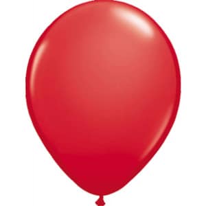 Red Metallic Deluxe Party Balloons - 30cm