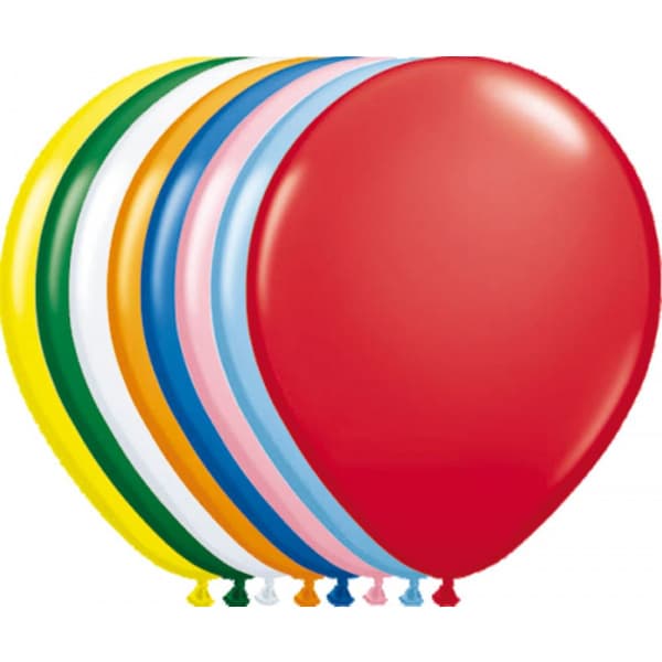 Multicoloured Deluxe Party Balloons - 30cm