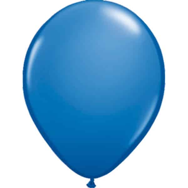 Blue Deluxe Party Balloons - 30cm