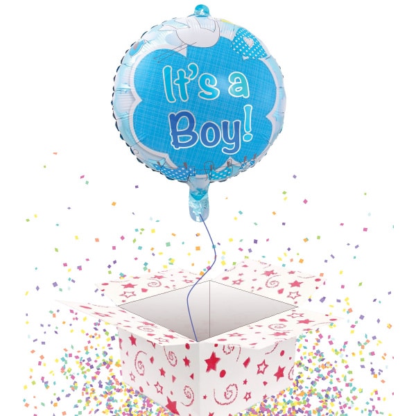 Baby Shower "It's A Boy!" Foil Balloon - 43cm