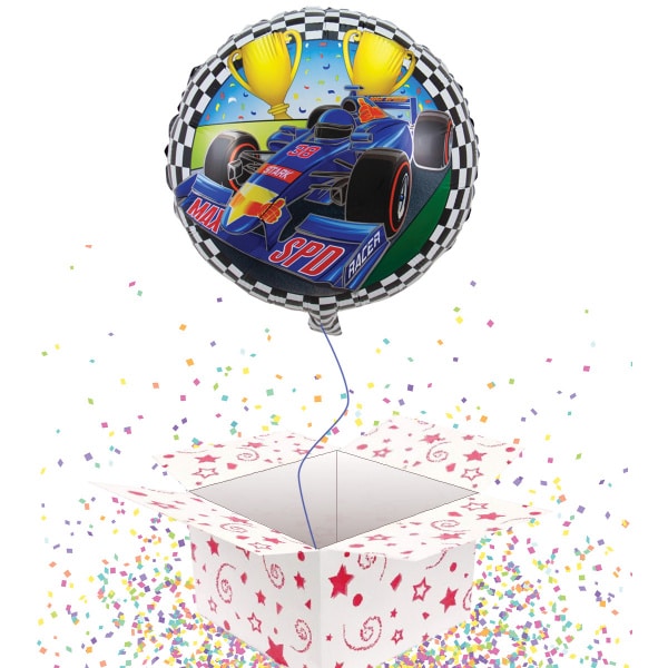 Formula Racing Foil Balloon - 45cm