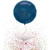 30th Birthday Elegant True Blue Foil Party Balloons - 45cm