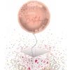 Happy Birthday Elegant Lush Blush Rose Gold Foil Party Balloon - 45cm