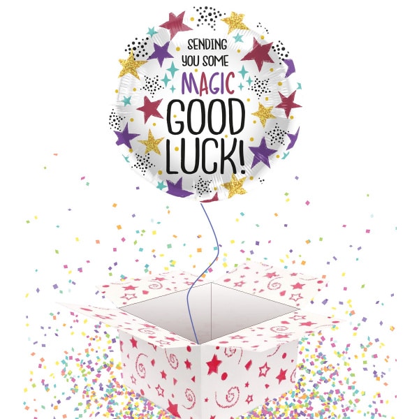 Good Luck ''Sending You Some Magic' Foil Balloon - 45cm