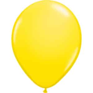 Yellow Deluxe Party Balloons - 30cm