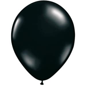 Black Deluxe Party Balloons - 30cm