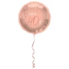 40th Birthday Elegant Lush Blush Rose Gold Foil Party Balloons - 45cm