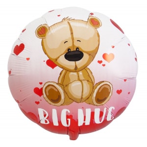 Bear Get Well Soon 'Big Hug' Foil Balloon - 45 cm