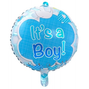 Baby Shower "It's A Boy!" Foil Balloon - 43cm