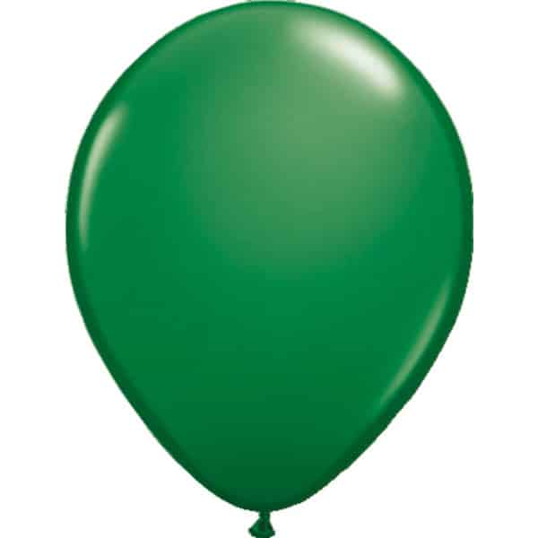 Green Metallic Deluxe Party Balloons - 30cm
