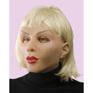 Blonde & Beautiful Latex Super Deluxe Character Mask