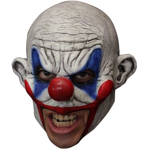 Angry Clown Chinless Latex Horror Mask